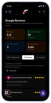 ⭐ Reseñas de Google