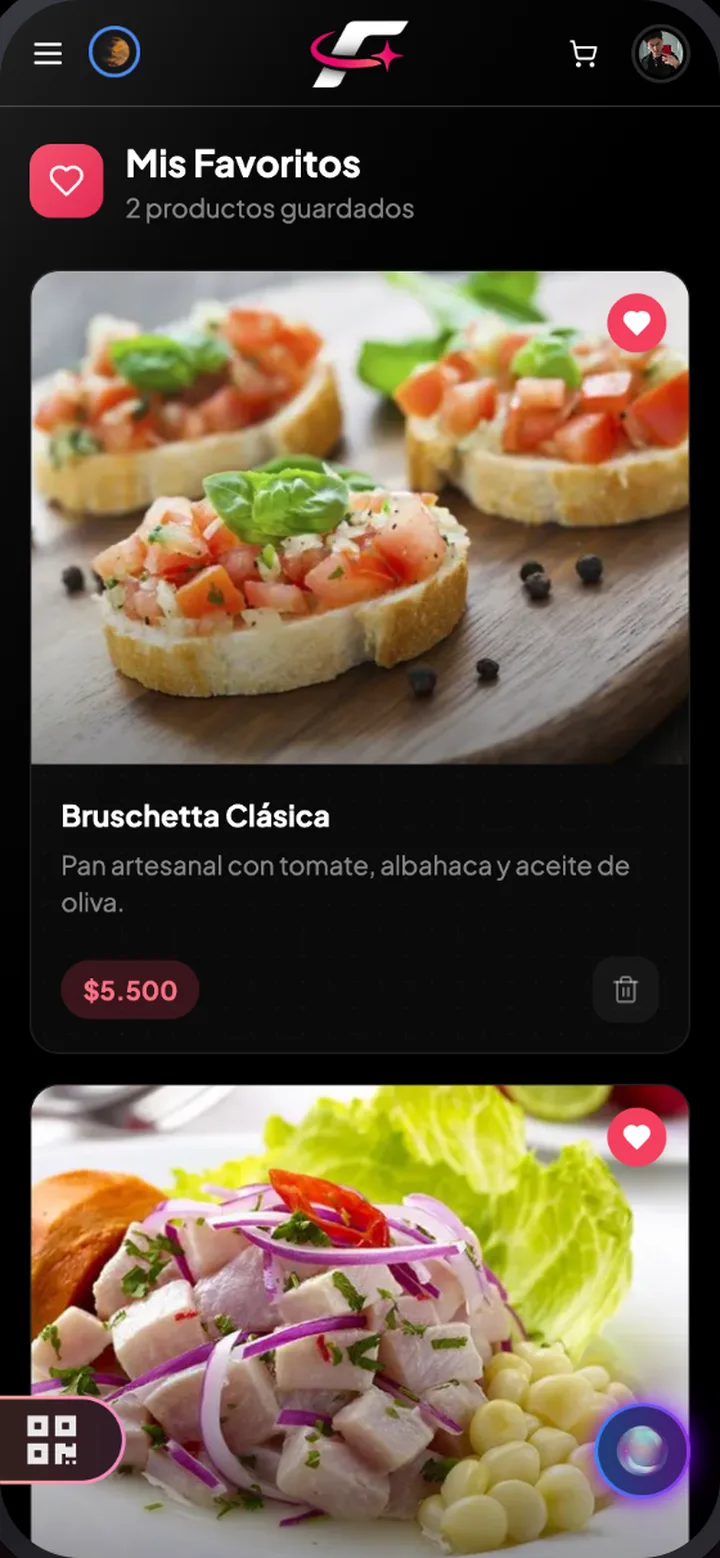 Favoritos del socio